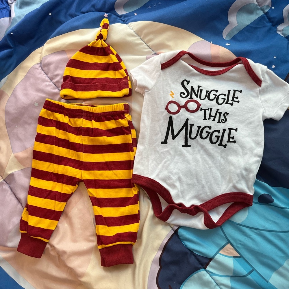 Harry Potter Baby Outfit 0-3 Months